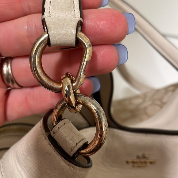 Coach Lexy Shoulder Bag‎ Beige Off-White spring summer classic designer leather - Picture 15 of 16